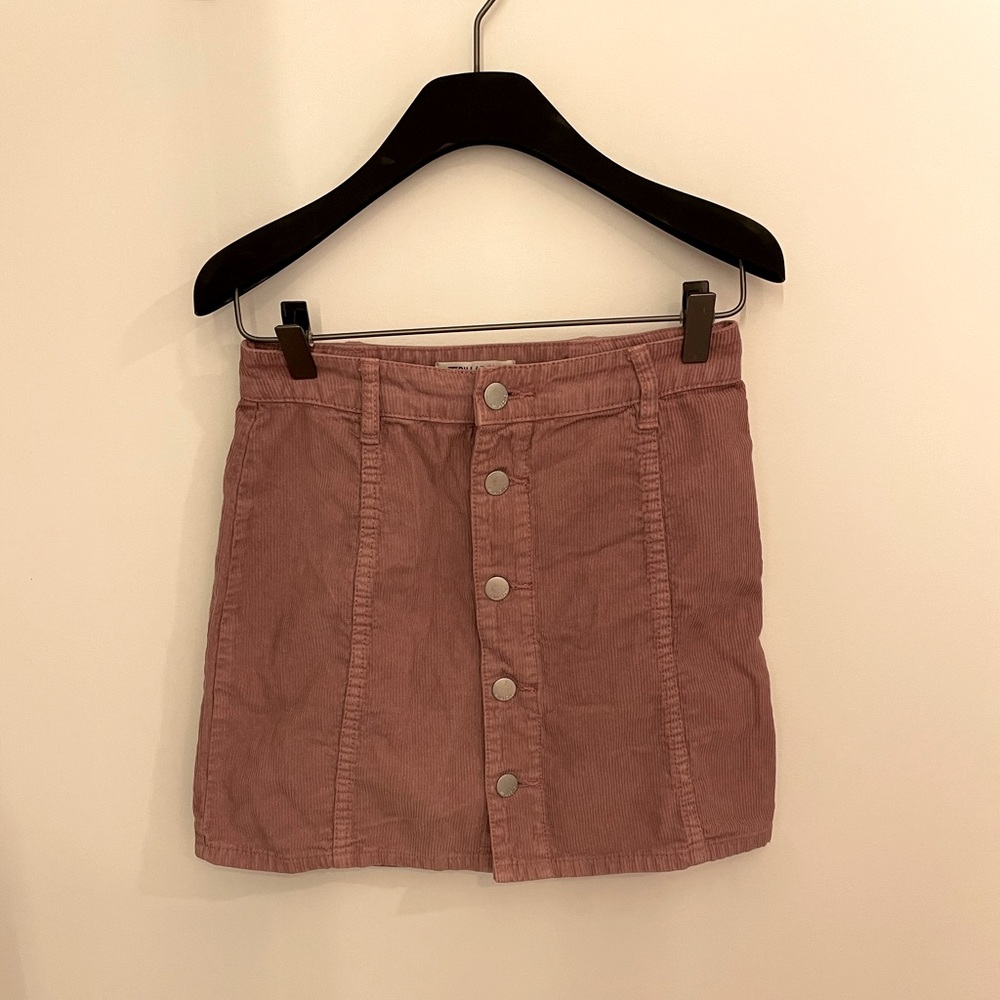 Billabong Purple Miniskirt with button detail 26/XS